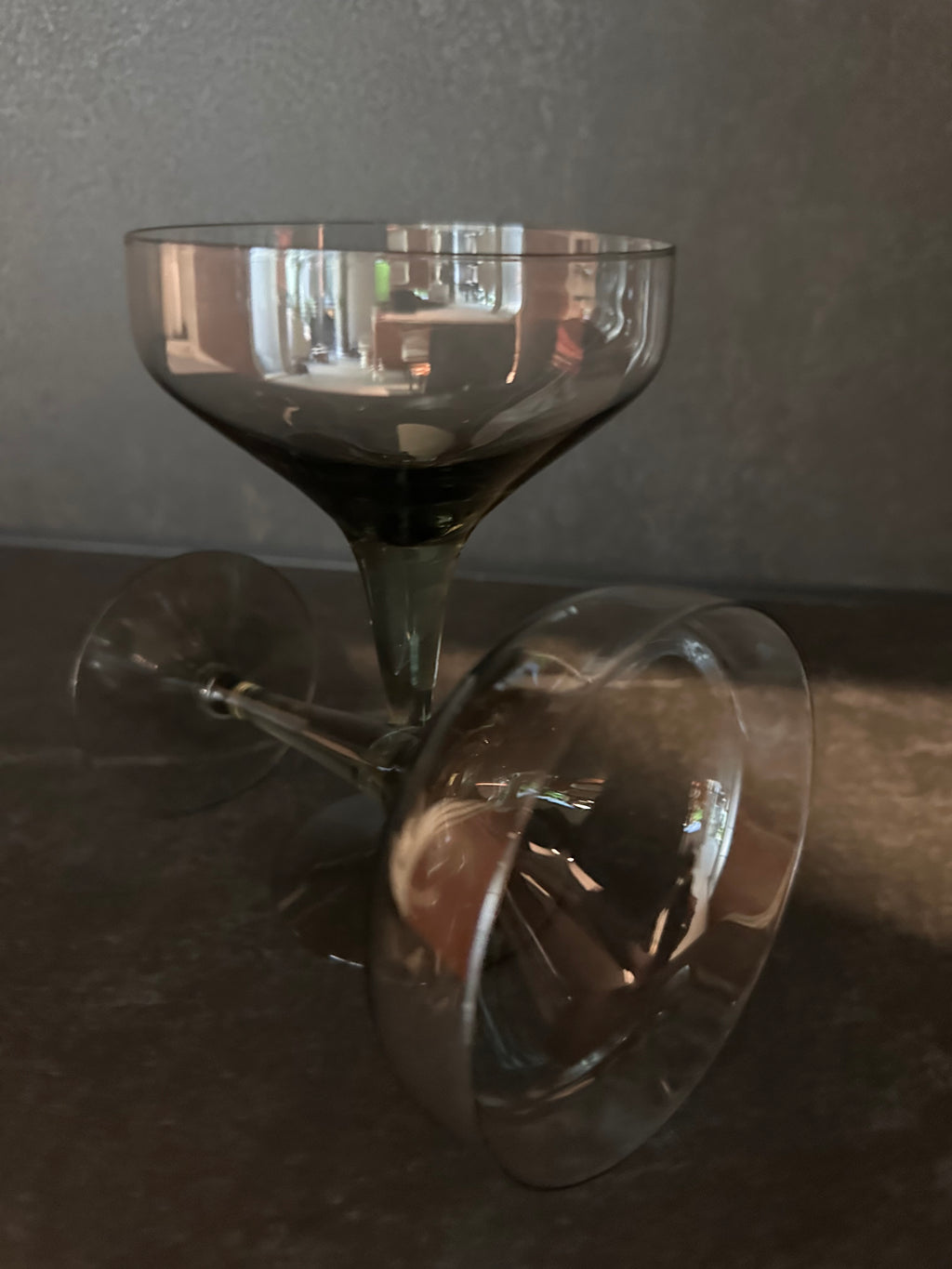 Vintage Coupe Glass Set