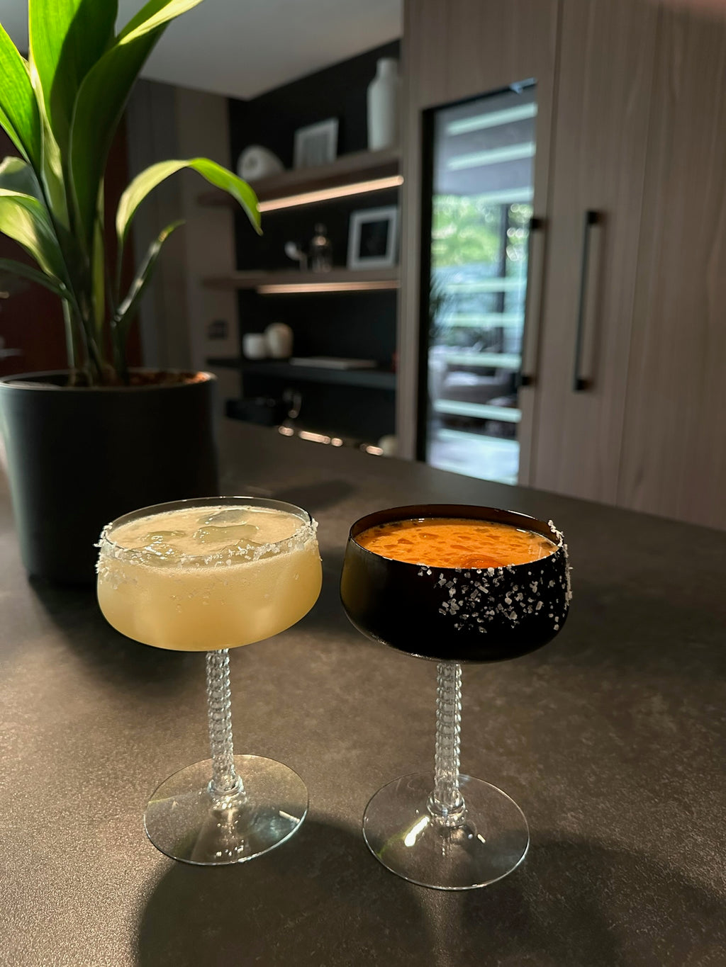 Vintage Coupe Glass Set