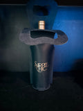 BYO Bottle Bag, Navy Genuine Leather