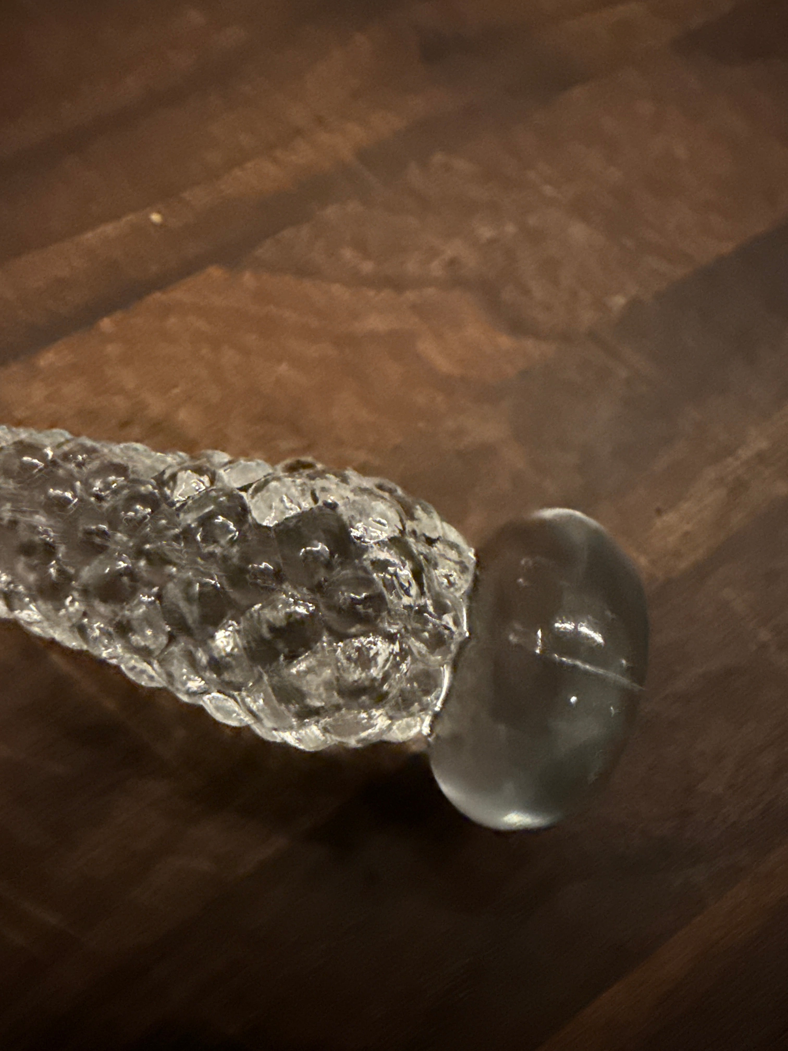 Vintage Textured Crystal Muddler