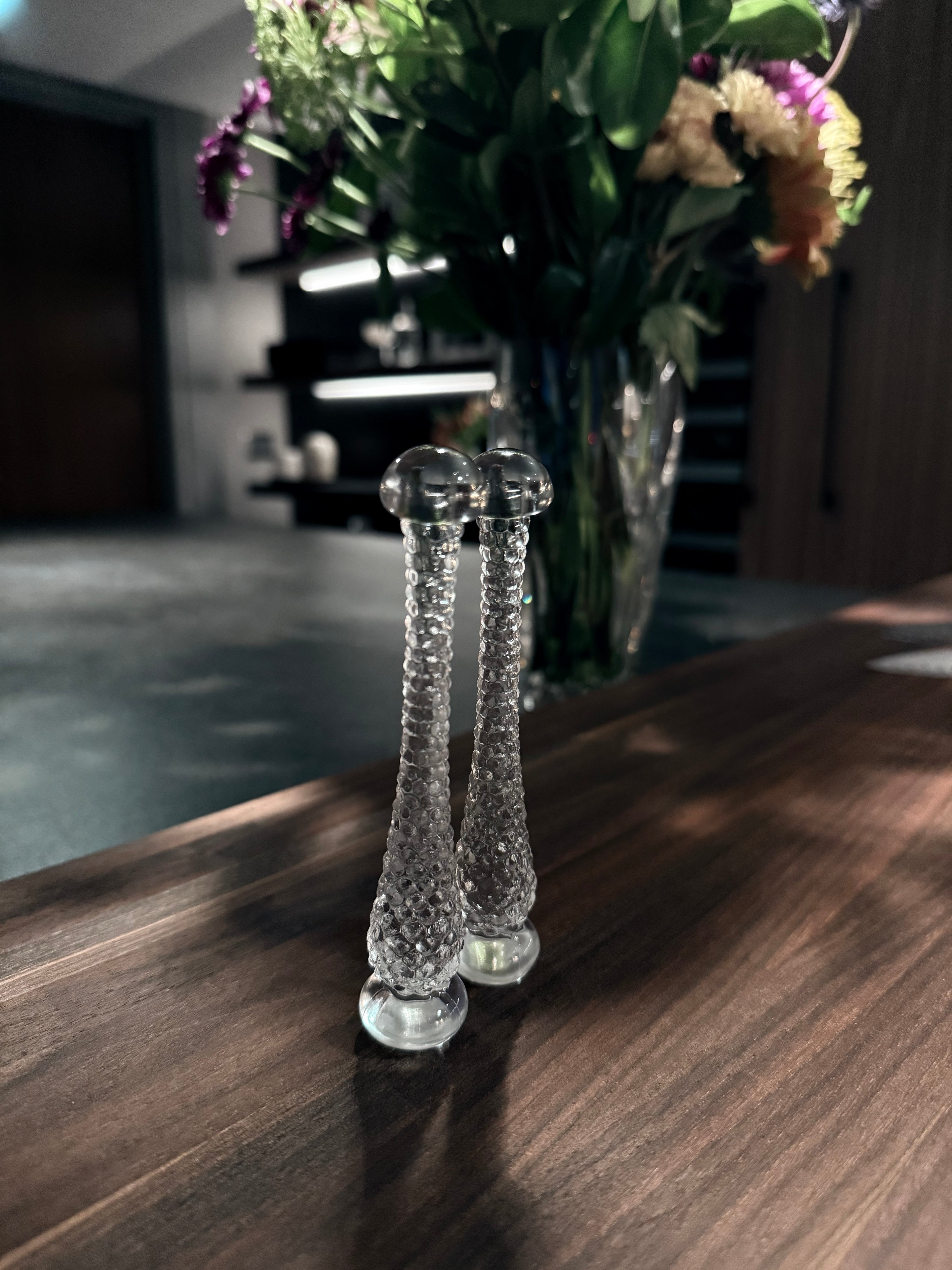 Vintage Textured Crystal Muddler