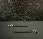 Twisted Steel Cocktail Picks - Set of 2