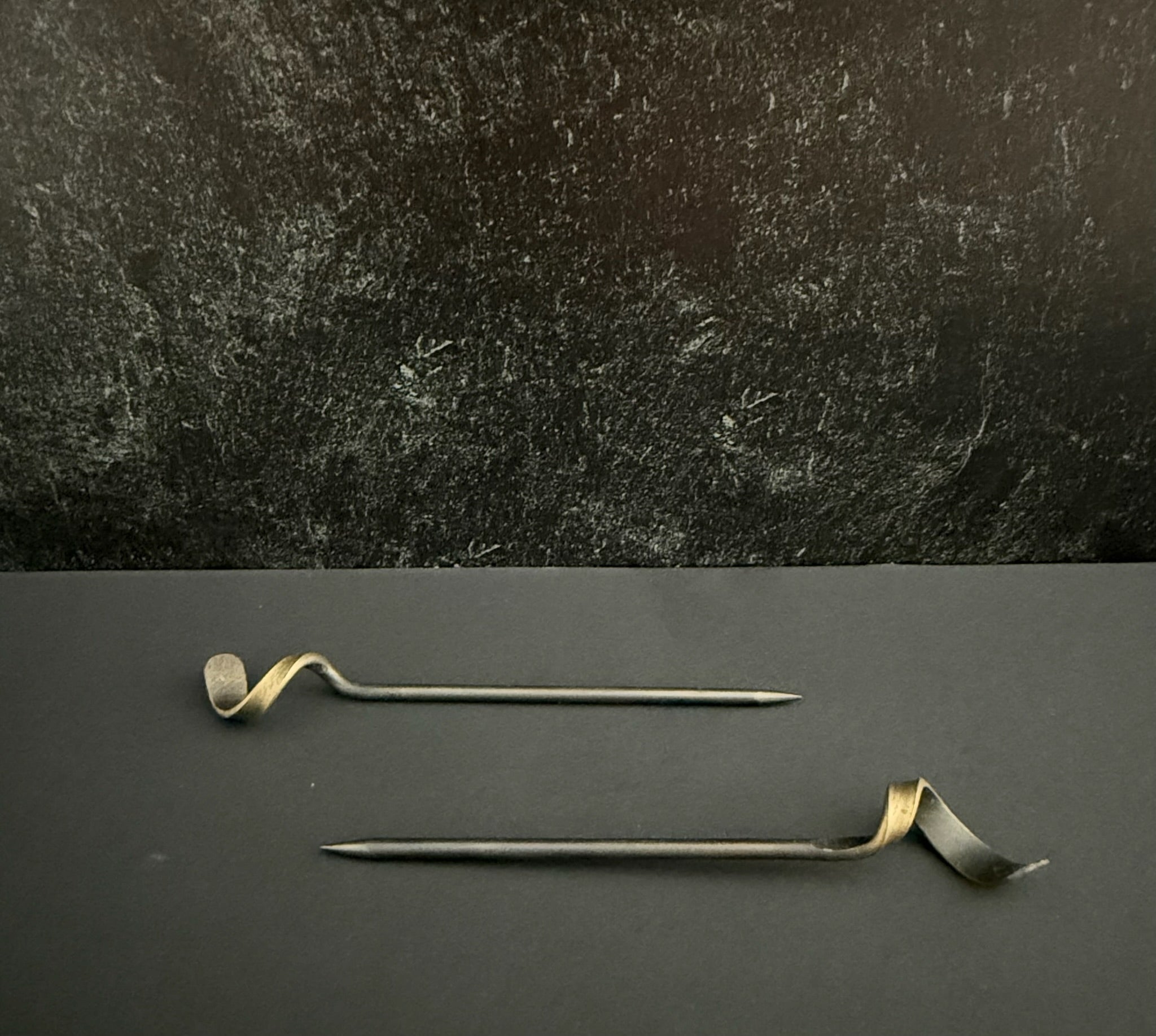 Twisted Steel Cocktail Picks - Set of 2
