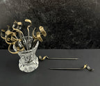 Twisted Steel Cocktail Picks - Set of 2