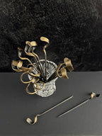 Twisted Steel Cocktail Picks - Set of 2