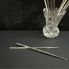 Sterling Silver Spike Hand Forged Cocktail Picks - Set of 2