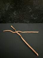 Copper Hand Forged Wavy Cocktail Picks - Set of 2