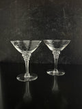 Diamond Martini Glasses