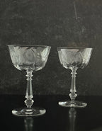 Lattice Nick & Nora Glasses