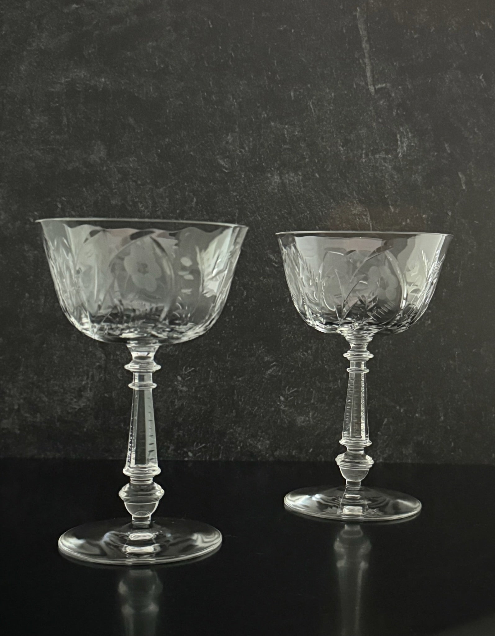 Lattice Nick & Nora Glasses