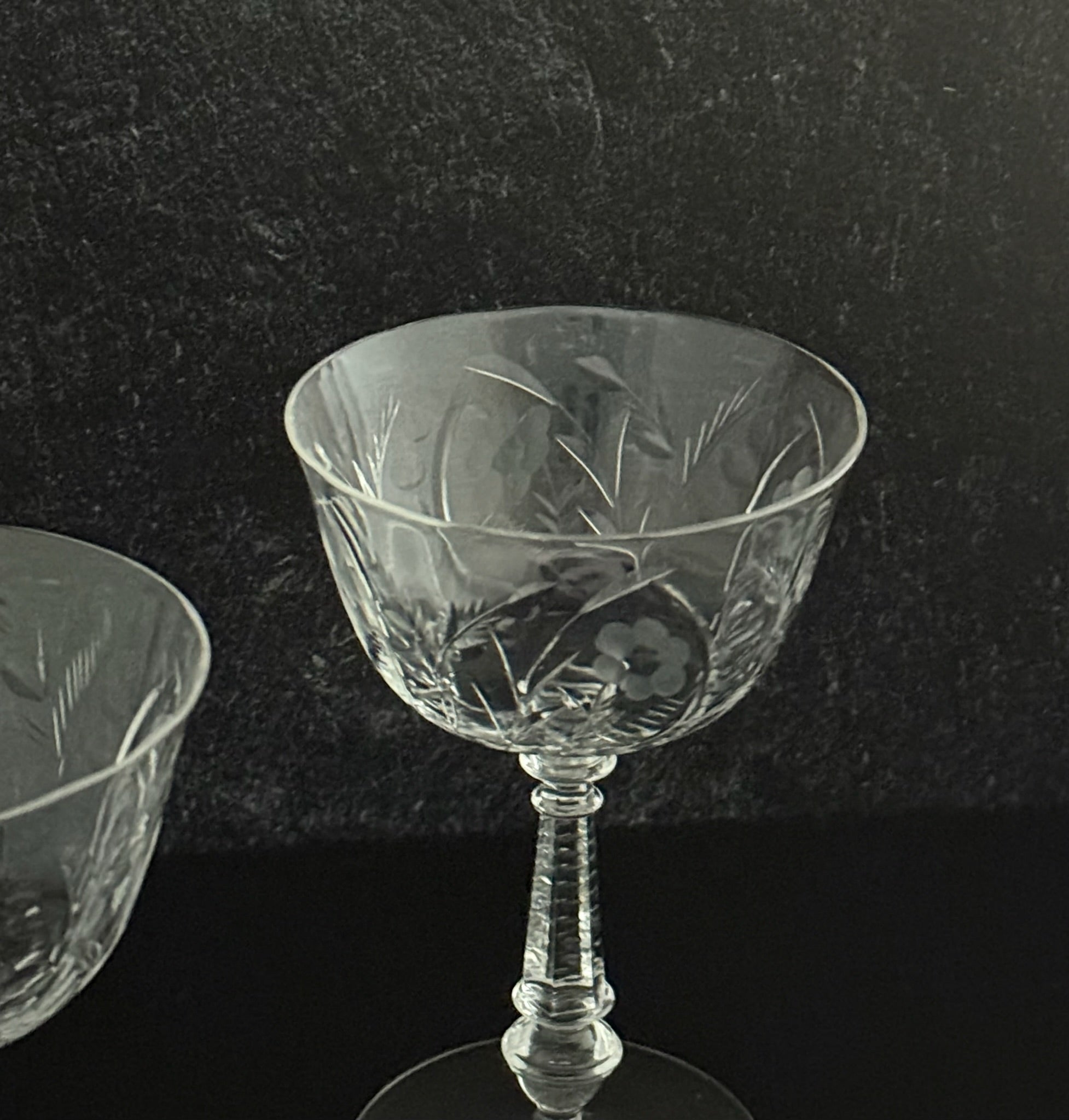 Lattice Nick & Nora Glasses
