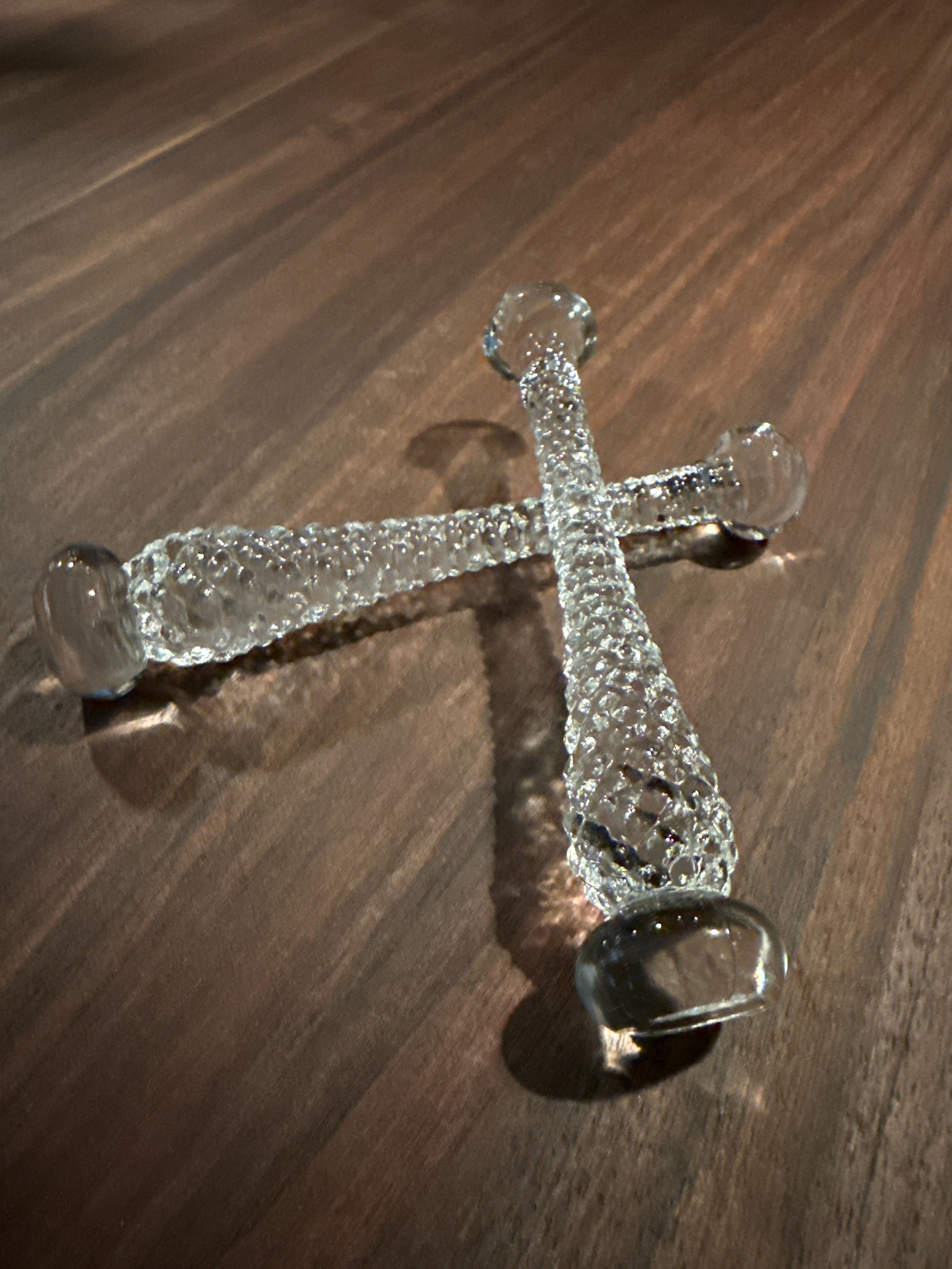 Vintage Textured Crystal Muddler